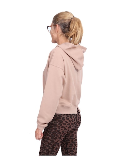 Inguz Kapüşonlu Hoodie Bej