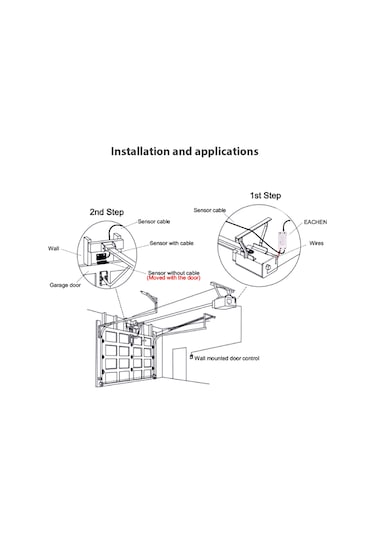 Symbee Akıllı Garaj Kapısı Kontrolörü: Wifi+bt İle Uzaktan Erişim, Zamanlama, Ses Kontrolü Alexa/google Home , Alarm Bağlantısı - Tylk-h1-rf