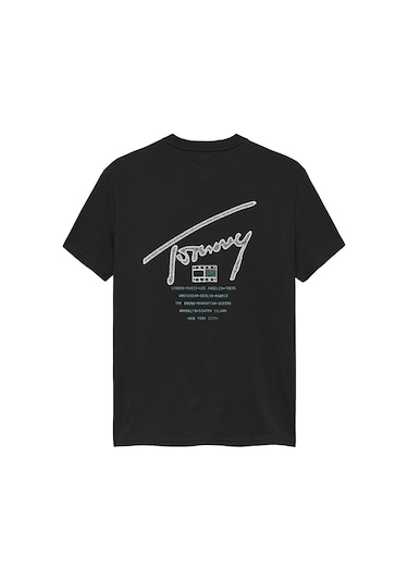 Tommy Jeans Erkek Tişört-dm0dm22320 Siyah