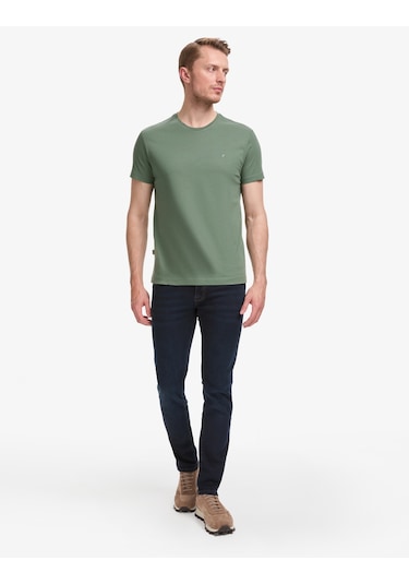 Pierre Cardin Erkek Haki Tişört Basic 50325307-vr027