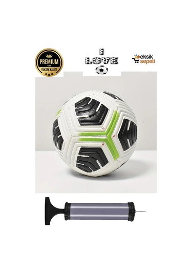 Nk Academy Team Tasarım Futbol Topu 4 Astarlı No:5 480 Gr + Pompa Hediyeli X511 Çok Renkli