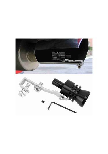 Xiyyadms Motor Borusu Turbo Ses Simülatörü - Alüminyum, Siyah, L Boyutu - Kolay Kurulum, Honda Ve Acura Uyumlu