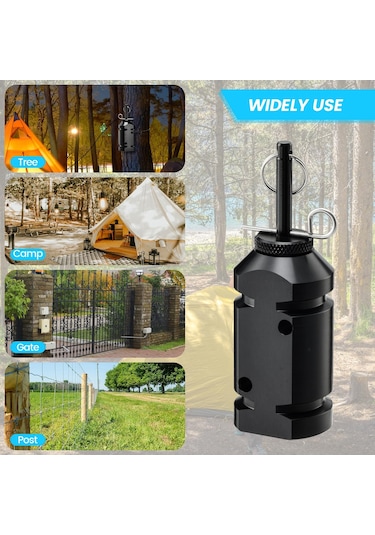 Tenfowee Kamp Güvenlik Alarmı, Vahşi Hayvan Engeli, Çıkırık Çubuğu İle Etkin Perimeter Koruma, Yeniden Kullanılabilir Alüminyum Tasarım