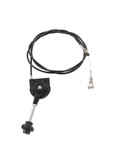 Pazly 3 Metre Manuel Gaz Kontrol Kablosu - Ekskavatör Ve Mikser Kamyonu İçin, Dayanıklı Pu Ve Paslanmaz Çelik