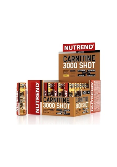 Nutrend L-carnitine 3000 Mg Shot 20x60 Ml L-karnitin - Portakal