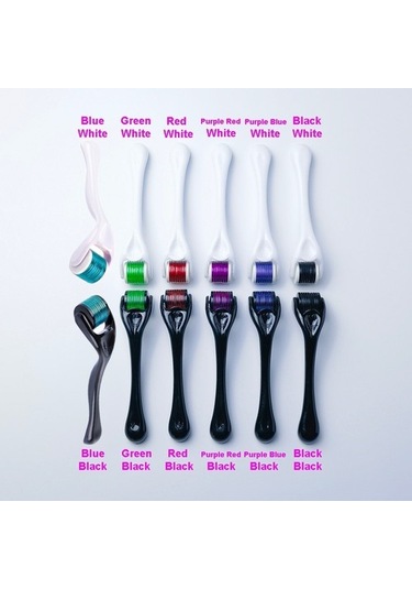 Altın 0.2mm Siyah Dermaroller Drs 540 Mikro Iğneler Derma Rulo Titanyum Mezoroller Mikroiğne Tıbbi Terapi Cilt Bakımı Aracı Tedavisi 0qxkvm Çok Renkli