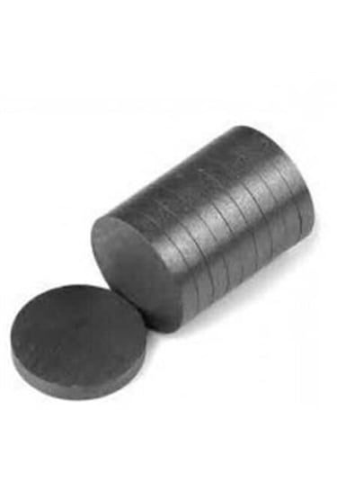 Ferrit Mıknatıs Oxit Magnet Çap 10 Mm Kalınlık 3 Mm Yuvarlak Kömür - 2.000 Adet