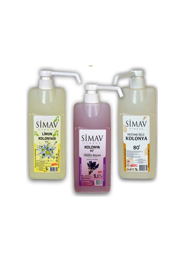 Simav Synaus Termal Sulu Kolonya Seti 3'lü Spreyli 1 L
