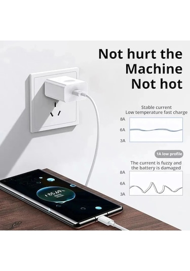 6a Tip C Süper Hızlı Şarj Kablosu Veri Kablosu Redmi Not 14 13 Pro + Mi 13t 12t Usb Type-c 1.5m Diğer