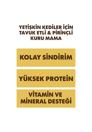 Pro Performance Tavuklu ve Pirinçli Yetişkin Kedi Maması 15 KG
