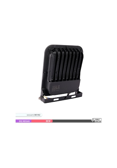 ACK SMD LED Projektör 6500K Beyaz Işık 30W