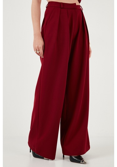 Lela Bayan Pantolon 6522016 Bordo Bordo