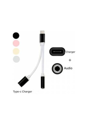 Mate 10 Pro 2In1 Şarj + Kulaklık Dönüştürücü 3.5 Mm Jack Adaptör