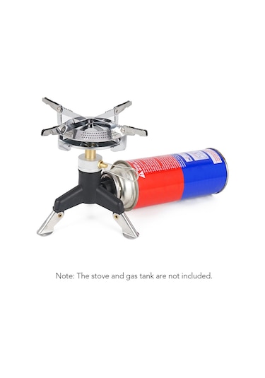 Cls-açık Kamp Gaz Sobası Adaptörü Taşınabilir Transfer,y19967 Siyah