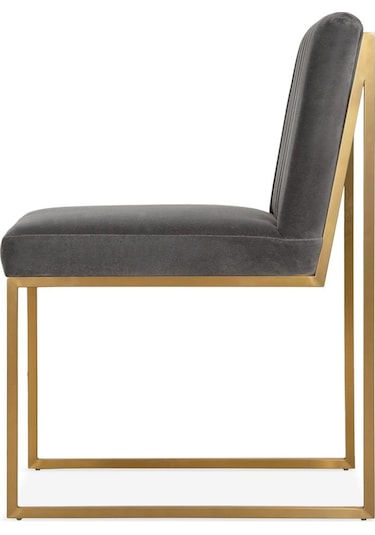 Modern Gold Sandalye Siyah