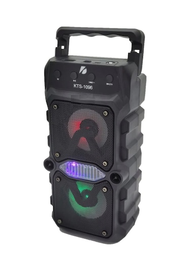 KTS-1096 Büyük Boy Çift Çıkışlı Ses Bombası Bluetooth Hoparlör Çok Renkli