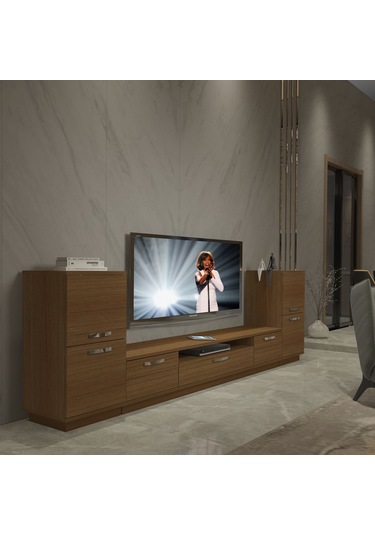 Decoraktiv Trendstyle On2 Slm Tv Ünitesi Tv Sehpası Ceviz