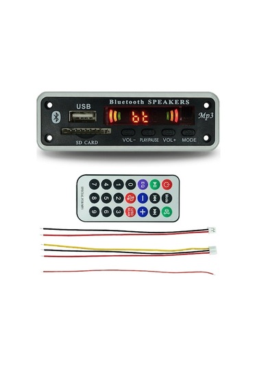 12v Uzun Şekilli Bluetooth Mp3 Modülü - Kusursuz Çözücü, Dayanıklı Malzeme, Kolay Kullanım, Stokta