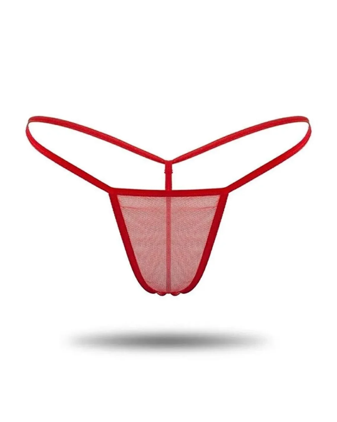 Bacio İç Giyim Kadın 3 Lü Transparan Tül String Çok Renkli