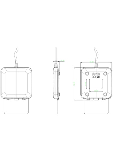 Acr39u-uf Type-c Temaslı Akıllı Smart Kart Okuyucu, E-devlete Giriş, Kimlik Kartı Okuyucusu