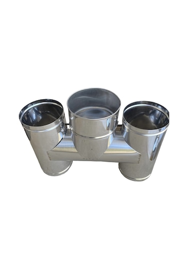 Paslanmaz H Baca 13 Cm Çapında Soba Borusu İçin