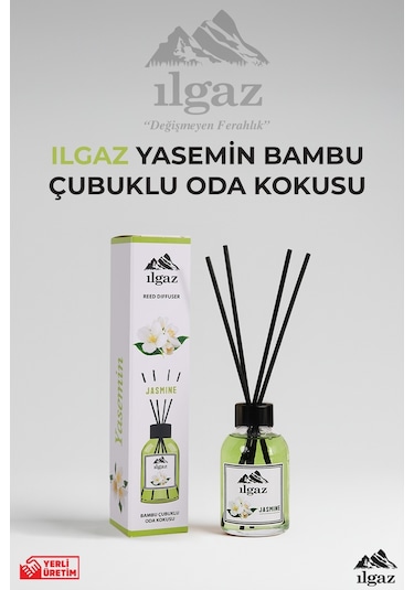 Ilgaz Reed Diffuser Yasemin Çiçeği Bambu Çubuklu Oda Kokusu 110 ML