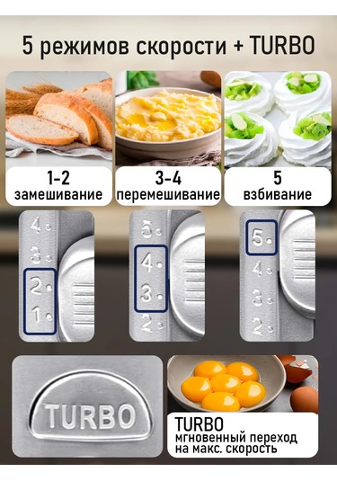 Stıngray ST-MX2000A 1000 W Turbo El Mikseri 175473097