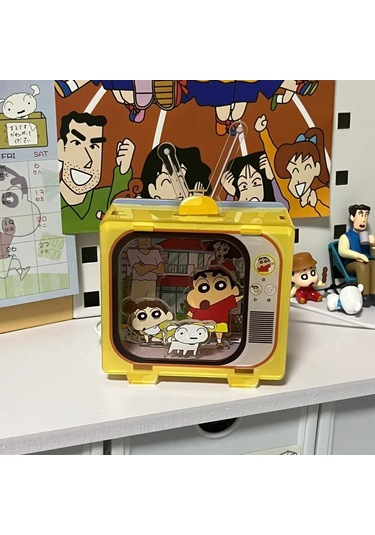 Reedark Yeni Gizemli Akrilik Gece Lambası - Sevimli Shin-chan Tv Desenli, Odalar Ve Yurtlar İçin Dekoratif Hediye Diğer