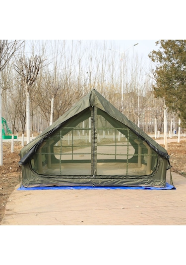 Glampıng Family Şişme Kamp Çadırı 300 400 200 Cm Haki