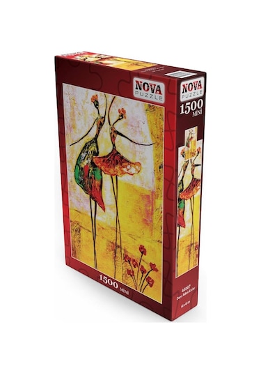 Nova 1500 Parça Dans Eden Kızlar Mini Puzzle