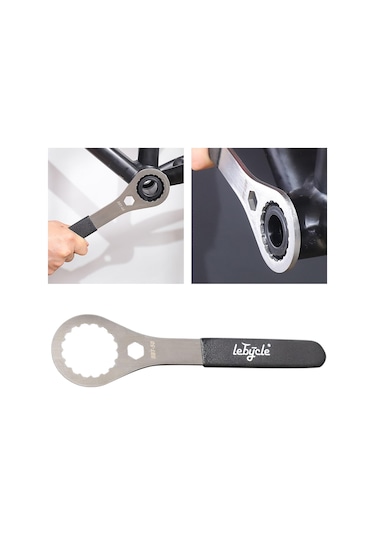 Suntek Taşınabilir Bisiklet Bb Anahtarı Evrensel Alt Bb50 Gümüş Siyah Çok Renkli