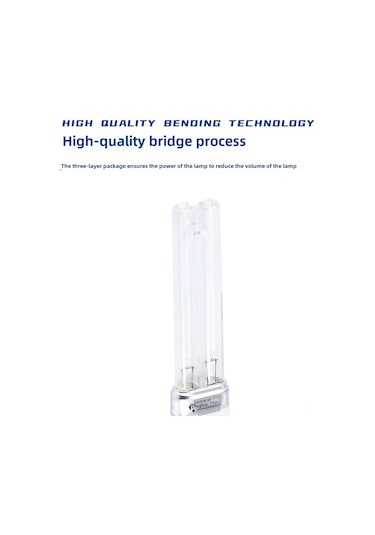 Qingmipy H-şekilli Uv C Dezenfeksiyon Lambası, 9w Kuvars Işık Kaynağı, G23 Bağlantı, 145mm, Ev Ve Okul İçin Bakteri Ve Virüs Yok Edici