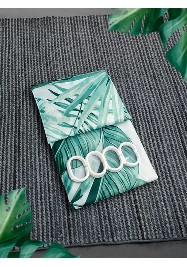 Delly Banyo Perdesi 170x180 Cm. 198460568 Yeşil