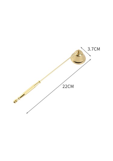 Tenfowee 3'lü Paslanmaz Çelik Mum Söndürücü Seti: Halka Kapağı, Makas Ve Çeker - Evde Mum Bakımı Araçları Altın