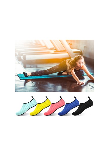 Geeroyoo Spor Ve Yoga İçin Su Geçirmez Ayakkabı - Rahat Ve Esnek Yapı, 38-39 Beden Siyah Siyah