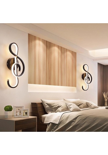 Yatak Odası Arka Plan Duvar Lambası Basit Modern Yatak Odası Çocuk Odası Lambası Başucu Koridor Oturma Odası Koridor Lambası Beyaz