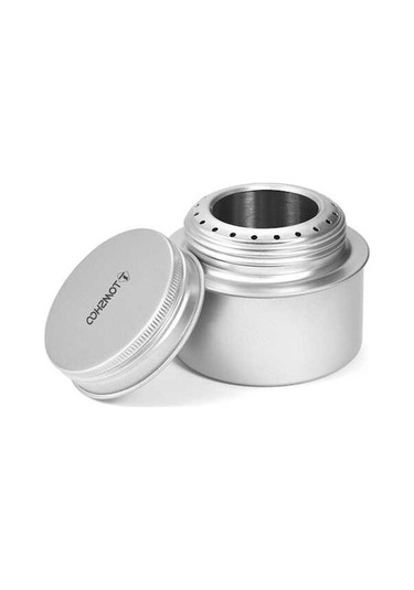 Ebitda Tomshoo Mini Alüminyum Kamp Ocak Kapaklı Açık Hava Gümüş