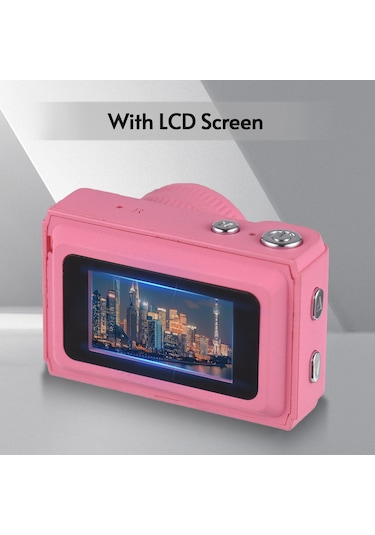 Gajeena Pembe Mini Kamera 1080p Hd Video Kaydı Ve Fotoğraf Çekimi, Dahili Pil, 30fps, Tf Kart Desteği