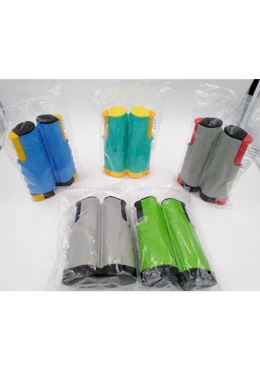 Portatif Masa Tenisi Filesi Tüm Masalara Uyumlu + 2 Raket + 3 Top Çok Renkli