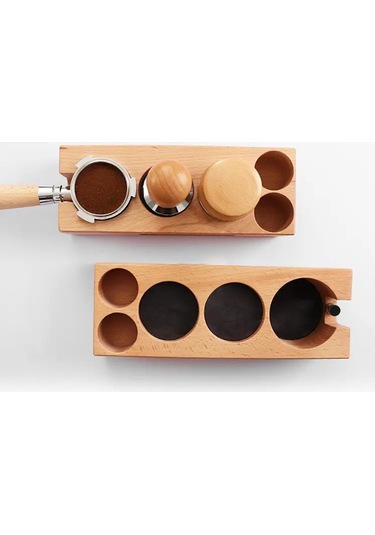 Vosco Ahşap Tamper Ve Sıkıştırma Standı - 5 Gözlü Vts-2