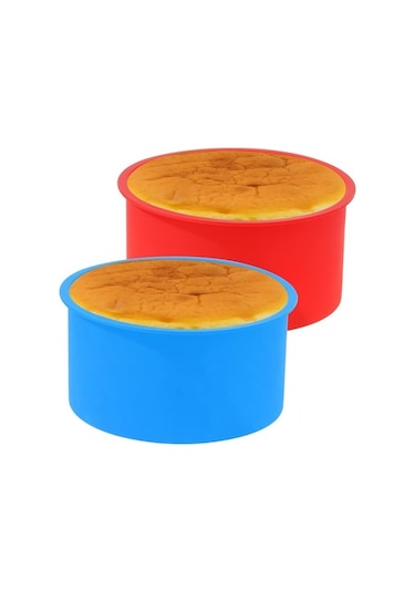 Fastbuy 12 Adet Silikon Kek Kalıbı Seti, 4 Inç Yuvarlak Mini Kek Ve Cupcake Pişirme Kapları, Yapışmaz Esnek Fırın Tepsisi, Sa Diğer