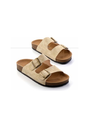 Bej Erkek Terlik E04446515209 Bej