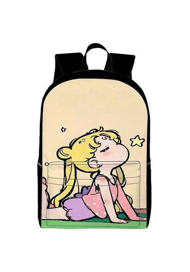 Trendooze Uygun, Siyah Siyah Sırt Seyahat, Sailor Organizasyon Moon Kawaii Karikatür, İş İnç İle, İçin, Genç, Dizüstü Çoklu Cf94 Çantası, Çalışması Bölmeleri Bilgisayara 15.6 Di Siyah