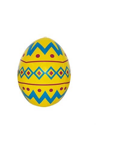 Geeroyoo "pvc Şişme Paskalya Yumurtası - Bahçe Ve Açık Alan Dekorasyonu Mor, 1 Adet "