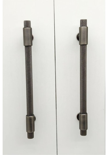 Handles Kulp Mobilya Dolap Mutfak Çekmece Kulpu 158 Mat Skoç Füme 128 Mm 12,8 Cm 2 Adet