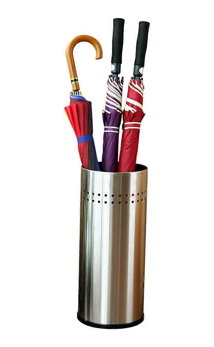 Paslanmaz Çelik Şemsiye Standı Giriş Şemsiye Düzenleyici İç Mekan Kullanımı İçin 0,5x21,5x49,5 Cm Şemsiye Depolama 1 Adet Çok Renkli