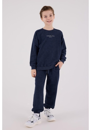 Rolypoly Erkek Çocuk Eşofman Takımı Lacivert-1730 Lacivert