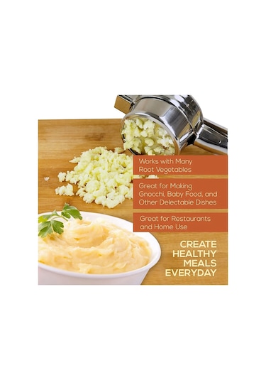 Paslanmaz Çelik Patates Sıkacağı Manuel Patates Ezici Meyve