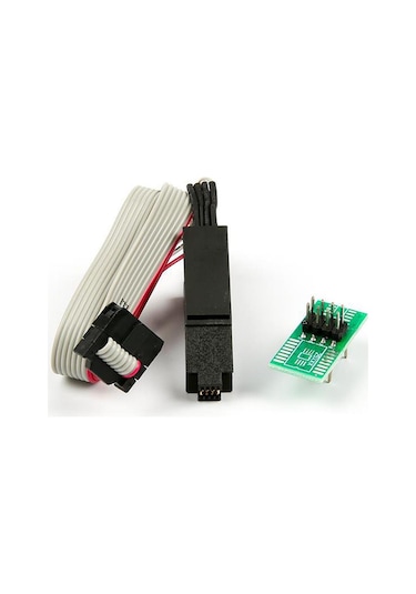 CH341A 24 25 Serisi BIOS USB Programcı Modülü & 93CXX / 25CXX / 24CXX İçin SOIC8 SOP8 Test Klipsi