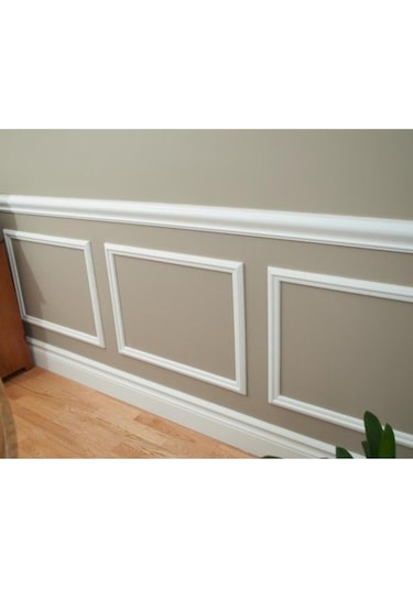 Decozza Boyanabilir Duvar Çıtası 4cm - 10 Boy 24m Df-4010/ 1boy 240 Cm